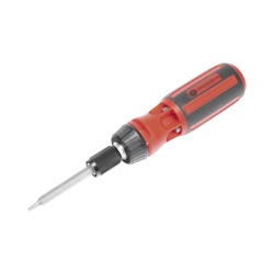 PRECISION PST-H020-06 Desarmador 6 en 1 con Mango de Agarre Plastico (Torx #10 y #20 Hexagonal #5 PH0 PH2 Plana #5)