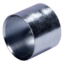 PRECISION PST-IC-100 Cople de 1" ( 25.4 mm) para Tubo Pared Gruesa (IMC) /Galvanizado / Etiqueta Amarilla.