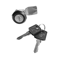 PRECISION PST7053E Cerradura con Paleta Metalica con 2 llaves para Gabinetes PST de Poliester.