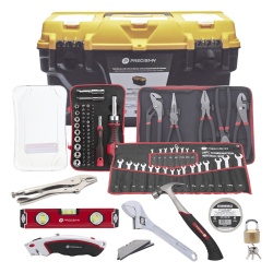 PRECISION TOOL-SET-004 Juego de Herramientas Multitareas con caja para su facil manejo.
