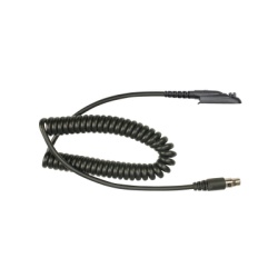 PRYME MCEM-33 Cable para auricular HDS-EMB con atenuacion de ruido para radios Motorola HT-750/ 1250/ 1550 PRO-5150/ 5550/ 7150/ 9150 MTX-850LS PTX-700/ 760/ 780 Baofeng.