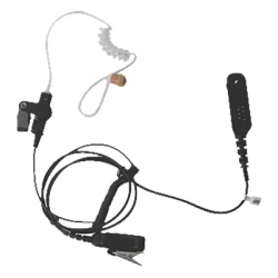 PRYME SPM-1333 Microfono de Solapa con Audifono Discreto para Motorola HT-750 / 1250 / 1550 / PRO-5150 / 5550 / 7150/ 9150/ MTX850LS / PTX700