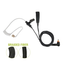 PRYME SPM-2300-M8-BF Microfono De Solapa de 2 Cables De Fibra Trenzada Serie SPM2300BF Para Motorola TRBO SL300 & 7550