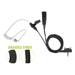 PRYME SPM-2322S-BF Microfono De Solapa de 2 Cables De Fibra Trenzada Serie SPM2300BF Para VERTEX VX-160/180/210/230/231/350/351/354/400/410/417/420/424/427