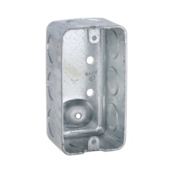 RACO HUB-666 Caja (Chalupa) 4x2"/ Profundidad 1-7/8" / 7 Entradas de 1/2" y 1 de 3/4".