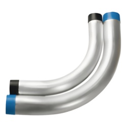 RAWELT CAL-51-R Codo Conduit Rigido de Aluminio de 2" (50.8 mm).