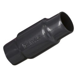 RAWELT COAL-38-PC Cople de Aluminio con Recubrimiento Exterior de PVC de 1 1/2" (38 mm) / Interior de Uretano Purpura.