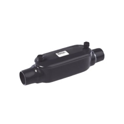 RAWELT OC-0331-PC Caja Ovalada tipo C con Recubrimiento Exterior de PVC de 1".