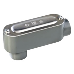 RAWELT OLB-0098C Caja oval roscada tipo LB de 1 1/4" (31.8 mm) incluye tapa y tornillos.