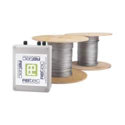 RBTEC IROC-2Z-500 Kit de Cable Sensor Perimetral Para Cercas Ciclonicas IRONCLAD/ 305 METROS / 2 ZONAS; 152 METROS POR ZONA / Sin Falsas Alarmas por Viento / TODO Incluido