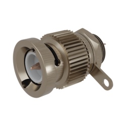 RF INDUSTRIES LTD RFB-1143-H Conector BNC Macho Montaje Frontal en D-Plano Contacto Soldable Niquel/ Oro/ Teflon.
