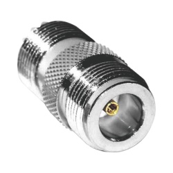 RF INDUSTRIES LTD RFN-1034-1 Adaptador en Linea de Conector N Hembra a UHF Hembra (SO-239) Plata/ Oro/ Teflon.