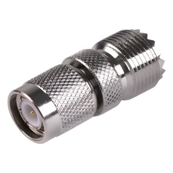 RF INDUSTRIES LTD RFT-1235 Adaptador en Linea de Conector TNC Macho a Conector UHF Hembra (SO-239) Niquel/ Oro/ Teflon.