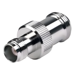 RF INDUSTRIES LTD RFT-1239 Adaptador en Linea de Conector TNC Hembra a N Hembra Niquel/ Oro/ Teflon.