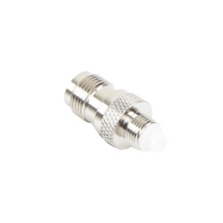 RF INDUSTRIES LTD RFT-1240 Adaptador en Linea de Conector TNC Hembra a FME Hembra Niple Europeo Niquel/ Oro/ Teflon.
