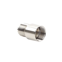 RF INDUSTRIES LTD RFU-520-1E Conector UHF Hembra (SO-239) para Cables RG-8/U (8237) RG-213/U (8267) RG-214 (8268) Niquel/ Plata/ Teflon.