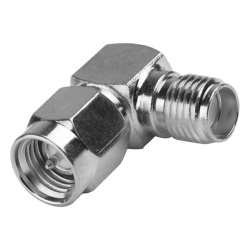 RF INDUSTRIES LTD RSA-3402 Adaptador en Angulo Recto de Conector SMA Macho a SMA Hembra Niquel/ Oro/ Teflon.