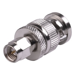 RF INDUSTRIES LTD RSA-3459 Adaptador en Linea de Conector SMA Macho a BNC Macho Niquel/ Oro/ Teflon.