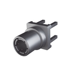 RF INDUSTRIES LTD RSB-260-1 Conector Mini SMB Macho (PIN Hembra) Montaje Vertical para PCB 75 Ohm Oro/ Oro/ Teflon.