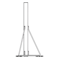 ROHN SSV3TT Punta de torre SSV para seccion 2WST 2WN y 3WN.