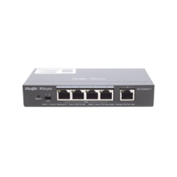 RUIJIE RG-ES205GC-P Switch Administrable PoE con 5 puertos Gigabit 4 PoE 802.3af/at gestion gratuita desde la nube 54w