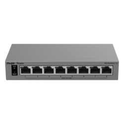 RUIJIE RG-ES208GC-V2 Switch Gigabit Smart Cloud-Managed / 8 Puertos 10/100/1000BASE-T / Capa 2 / Switching 16 Gbps / AI-Powered Failover / Modo CCTV Un-Click / Gestion Cloud Ruijie & App Reyee / Disen