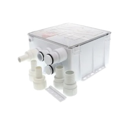 RULE 98B Sistema de desague para duchas con bomba de achique de 800 galones por hora a 12 Volts de corriente directa e interruptor de flotacion