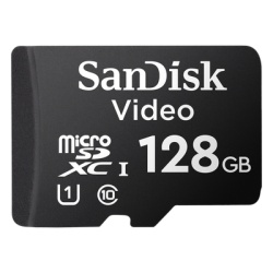 SANDISK SDSDQA5A4128GBP Tarjeta MicroSDXC / 128 GB / Clase 10 / Lectura 80 MB/s / 64 TBW / -25Â°C a 85Â°C