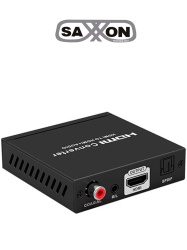 SAXXON SXN0560006 SAXXON LKV3061 - Separador de Audio HDMI/ Soporta Extraccion de Video y Audio/ Conexion de Audio a traves de SPDIF & Coaxial o 3.5mm/ Resolucion de Video 4Kx2K60Hz