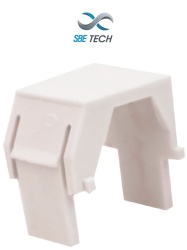 SBE TECH SBT1660003 SBE TECH BLANKWT - Inserto para faceplate color blanco (1 pieza) inserto ciego