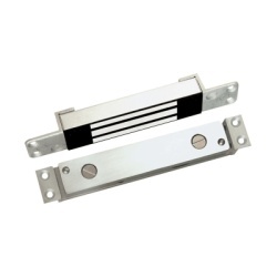 SECURITRON-ASSA ABLOY SAM224 Chapa magnetica / 600 lbs Fuerza de Retencion / Montaje Oculto en Madera Acero Aluminio / Circuito de Liberacion Instantanea / Resistente a Manipulacion y Climas / Acabado