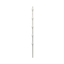 SFIRE SF-POST-5W Poste de Paso para Cerca Eléctrica / Acero Galvanizado en Caliente / 5 Aisladores / Longitud 1.2 m (3.9 ft) / Diámetro 25 mm (1 in) / Peso 0.92 kg