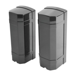 SFIRE SF100P Detector Fotoeléctrico de Perímetro / Doble Rayo IR / 100 m (328.1 ft) Exterior / 300 m (984.3 ft) Interior / 4 Frecuencias / IP65 / Alimentación 12-24 VDC/VAC