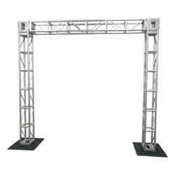 SHINESTAGE SH-TRUSS-3X3 PORTERIA DE ALUMINIO DE 3 METROS DE ALTO POR 3 METROS DE LARGO PARA VIDEOWALLS Y LUCES DE ESCENARIO