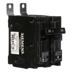 SIEMENS B250S Interruptor automatico atornillable tipo BL 2 polos 50 amp.