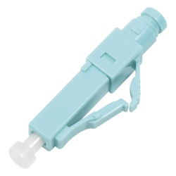 SIEMON FC1-LB-LC5-9AQ Conector de Fibra Optica Pre-Pulido LightBow LC Simplex Multimodo 50/125 (OM3/OM4) Re-Terminable Color Aqua
