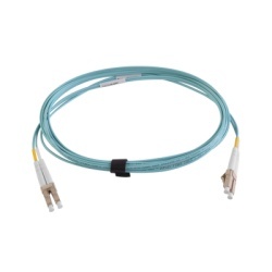 SIEMON FJ2-LCLC5L-03AQ Jumper de Fibra Optica Multimodo 50/125 XGLO OM3 LC-LC Duplex OFNR Color Aqua 3 Metros (9.84 Pies)