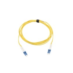 SIEMON FJ2-LCULCUL-03 Jumper de Fibra Optica Monomodo (OS2) XGLO Riser LC/UPC-LC/UPC Duplex OFNR Color Amarillo 3 Metros (9.84 Pies)