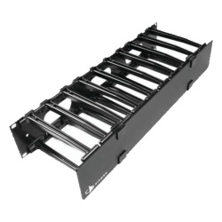 SIEMON HCM-6-1U Organizador de Cable Horizontal RouteIT Sencillo Para Rack de 19in 6in de profundidad 1UR