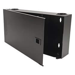 SIEMON LVW-F4-01 (Lvw-F4-01) Fiber Enclosure Lightverse Wall Mount Fixed Access 4 Openings Black