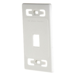 SIEMON MX-FP-S-01-02B Placa de Pared Modular MAX de 1 Salida Color Blanco Version Bulk (Sin Empaque Individual) - Img 5