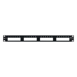 SIEMON MX-PNL-24 Patch Panel MAX Modular (Vacio) de 24 Puertos Plano 1UR