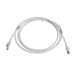 SIEMON ZM6A-S07-02 Patch Cord Z-MAX Cat6A S/FTP CM/LS0H 2.13 Metros (7 Pies) Color Blanco