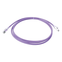 SIEMON ZM6A-S07-08B Patch Cord Z-MAX Cat6A S/FTP CM/LS0H 2.13 Metros (7 Pies) Color Violeta Version Bulk