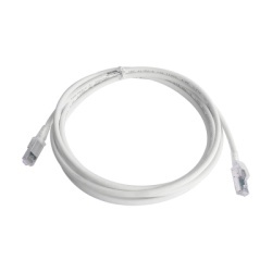 SIEMON ZM6A-S10-02B Patch Cord Z-MAX Cat6A S/FTP CM/LS0H 3.05 Metros (10 Pies) Color Blanco Version Bulk (Sin Empaque Individual)