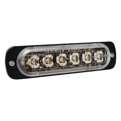 SIGNALPRO SP6B Luz Auxiliar de 6 LED Azul Lente Transparente SAE