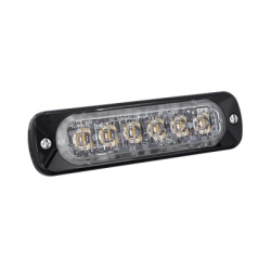SIGNALPRO SP6R Luz Auxiliar de 6 LED Rojo Lente Transparente SAE - Img 3