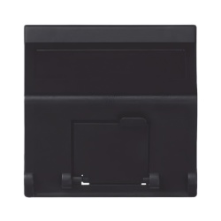 SIMON SM-1-KEYA-N Placa de Voz y Datos Inclinada / 1 Puerto Keystone RJ45 / Guardapolvo Integrado / IP20 / 45x45 mm
