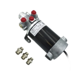 SIMRAD 000-15446-002 Bomba Hidraulica de Engranajes PUMP-4 / 12 V CC / Reversible / Caudal 3.0 L/min / Desplazamiento Cilindro 290-960 cc / Conexiones ORB / Compatible con SteadySteer / Requiere Siste