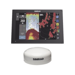 SIMRAD NSX-12GPS-KIT Kit de pantalla multifuncional NSX 3012 con antena de GPS externa y kit de instalacion por NMEA 2000.